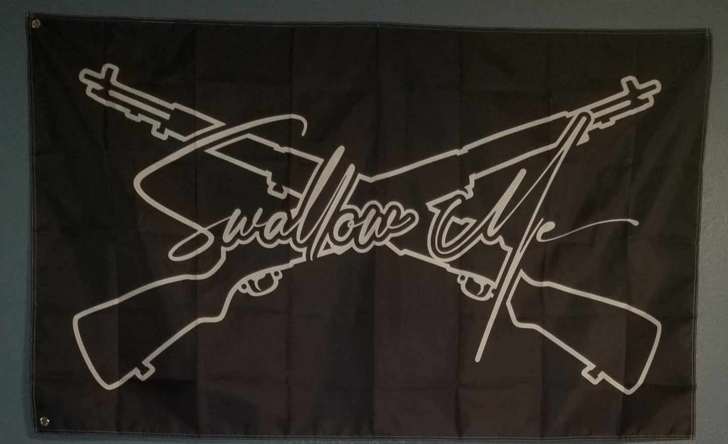 IPPS-A Operator Black Swallow Me Flag- 5'x3'