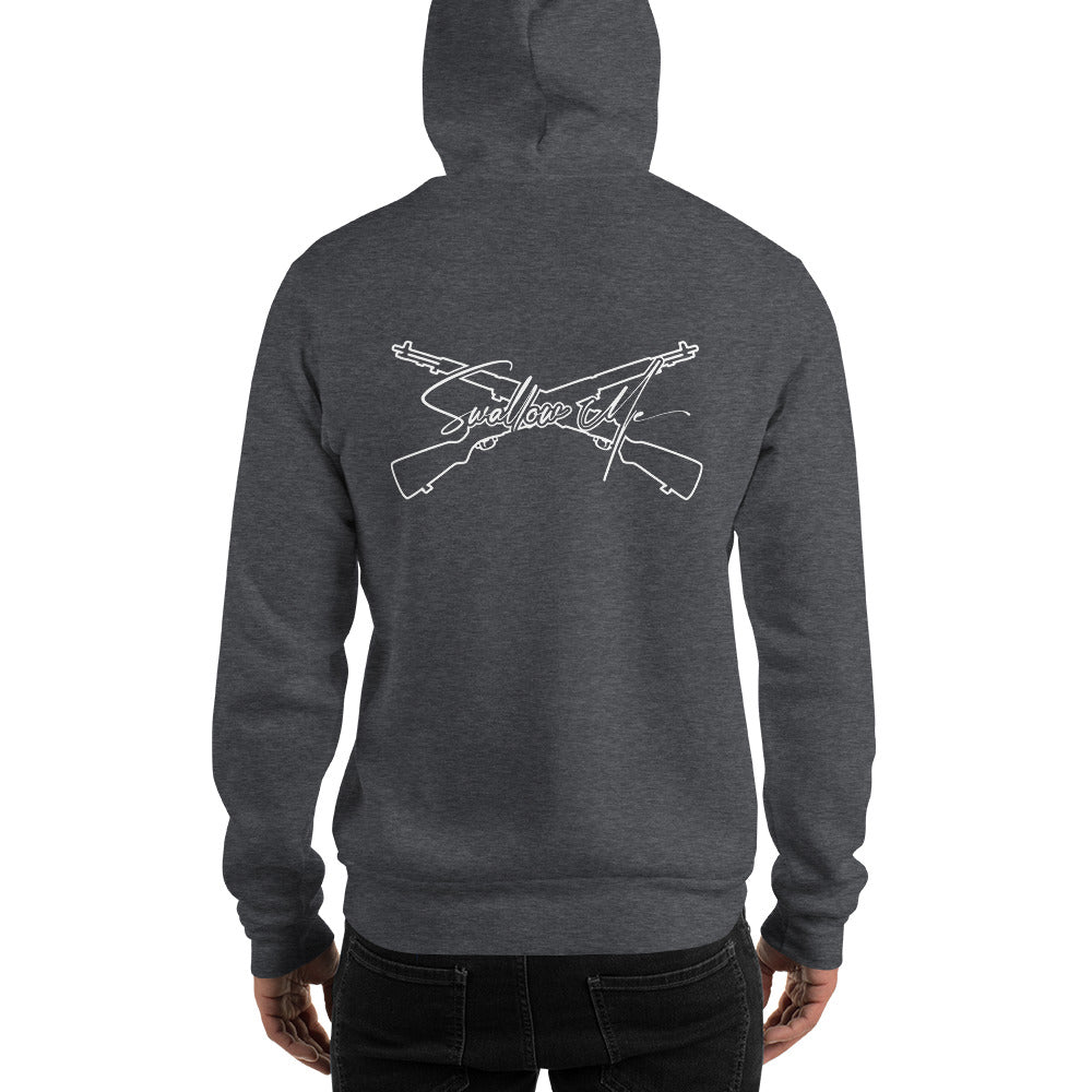 SM Hoodie, Retro front, White back