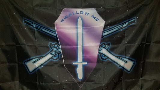 80's Swallow Me Flag - 5'x3'